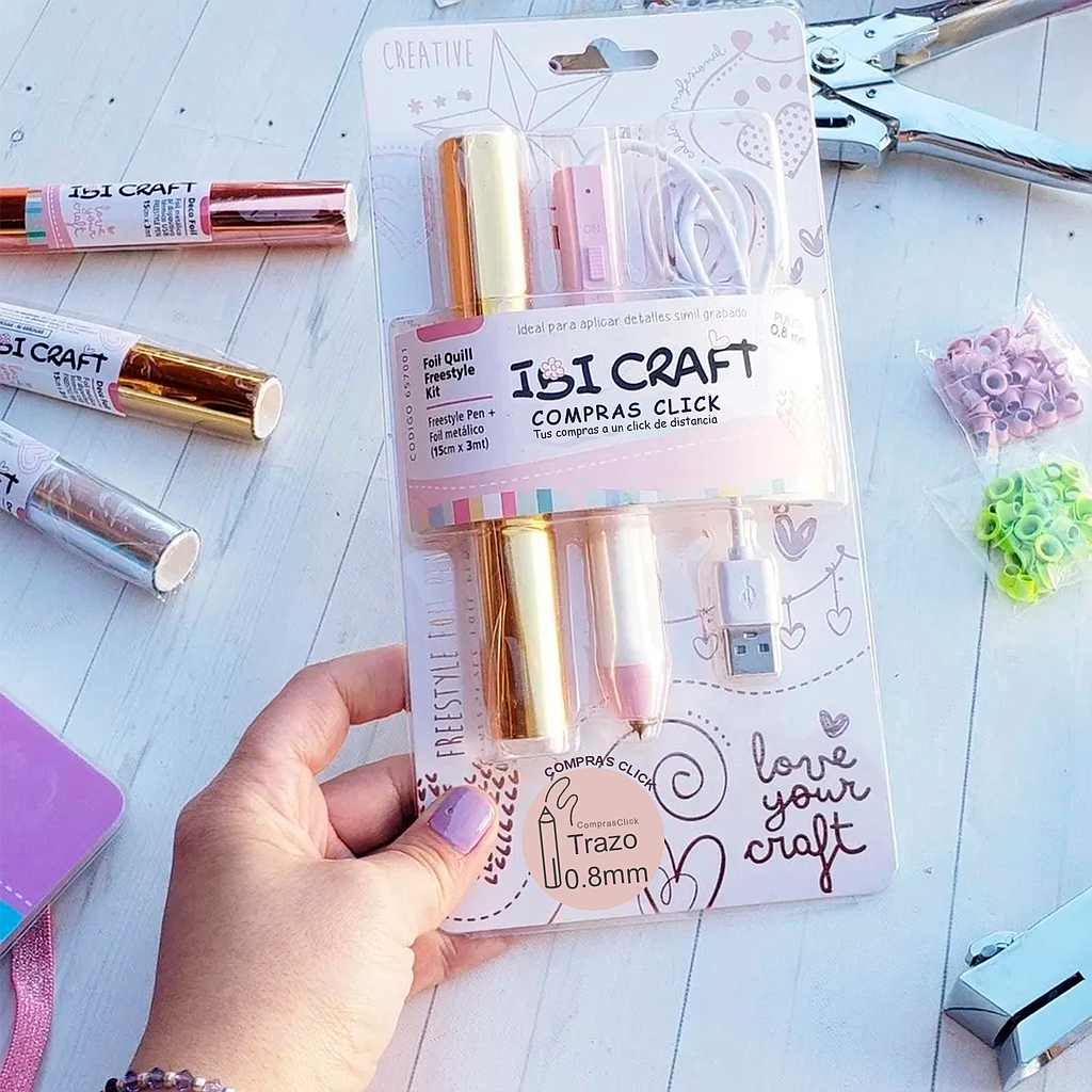 Lápiz Térmico Para Foil Trazo 0.8mm Termotransferencia Ibi Craft